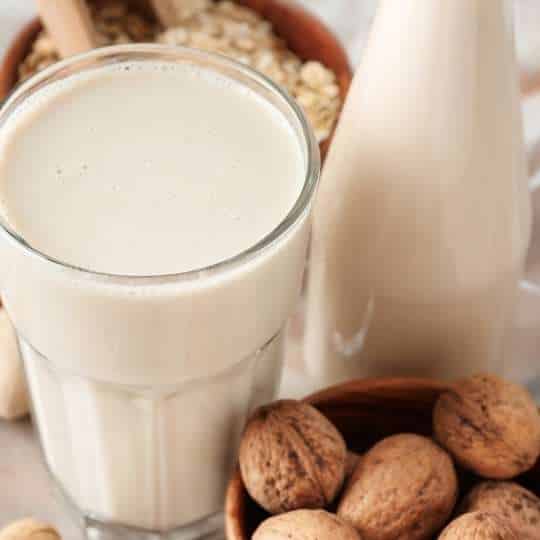 leche de nueces casera